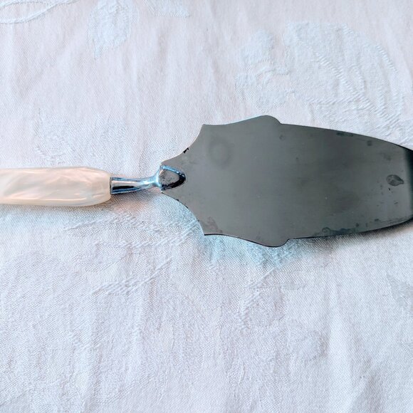 Lot of 6 VTG German MCM Dessert Bakelite Set Pyraline Cake Lifter Cake Forks - Picture 10 of 10